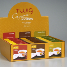 Zestaw herbat Twig Rooibos import RPA (torebki)- Uwaga ze względu na urlop dostawa po 4 lipca br.